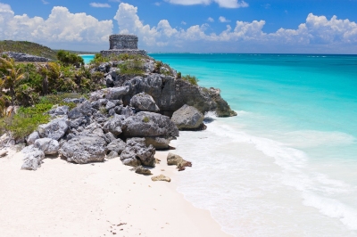 Riviera Maya Ruinen in Tulum (BlueOrange Studio / stock.adobe.com)  lizenziertes Stockfoto 
Informazioni sulla licenza disponibili sotto 'Prova delle fonti di immagine'